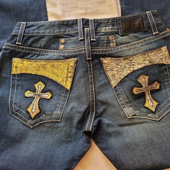 NWOT Men's Robin's Jeans Gothic 34" x 34 - Picture 1 of 7
